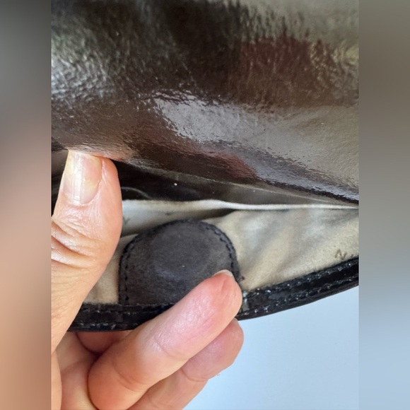 Brahmin Brown Suede Leather Hobo Shoulder Bag Gold Hardware - Picture 4 of 17